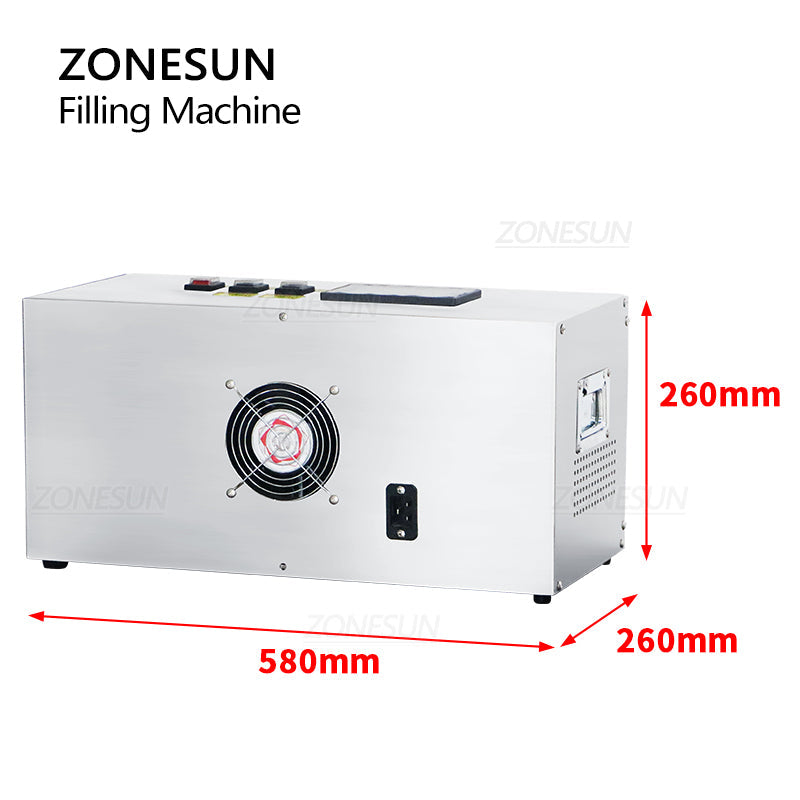 ZONESUN ZS‑GTCD2A Heat Resistant Gear Pump Wax & Hot Liquid Filler