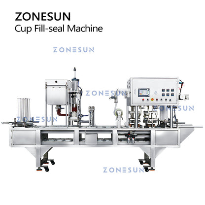 ZONESUN ZS-AFS01 Automatic Liquid Heating Filling Cup Sealing Machine