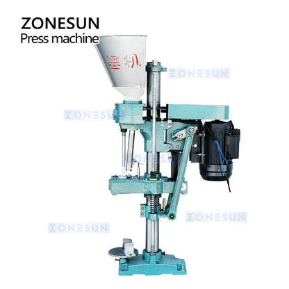 ZONESUN ZS-XGDSJ1 Semi-Auto Wine Bottle Corking Machine with Feeder