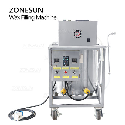 ZONESUN ZS-GTCD Semi Automatic Wax Melting Mixing Filling Machine