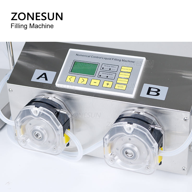 ZONESUN ZS-PP532W Liquid Weighing Filling Machine with Dual Nozzles