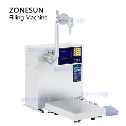 ZONESUN ZS-GPW1 High Flow Gear Pump Liquid Weighing Filling Machine