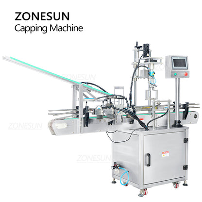 ZONESUN ZS-XG440F Auto Customized Irregular Bottle Capping Machine
