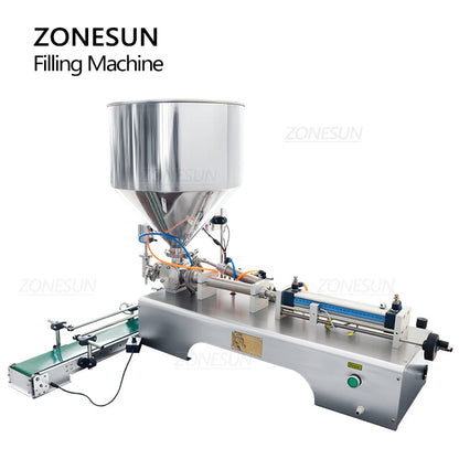 Zonesun ZS-DTGT1P Pneumatic Paste&Viscous Liquid Filling Machine
