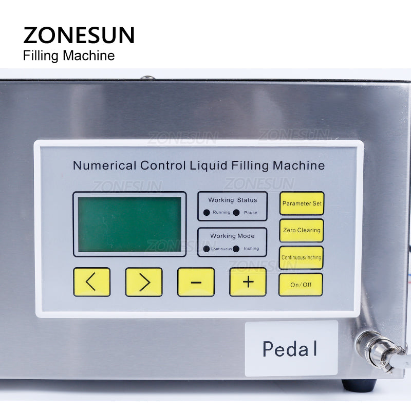 ZONESUN ZS-DP621W Semi-Automatic Liquid Weighing Filling Machine