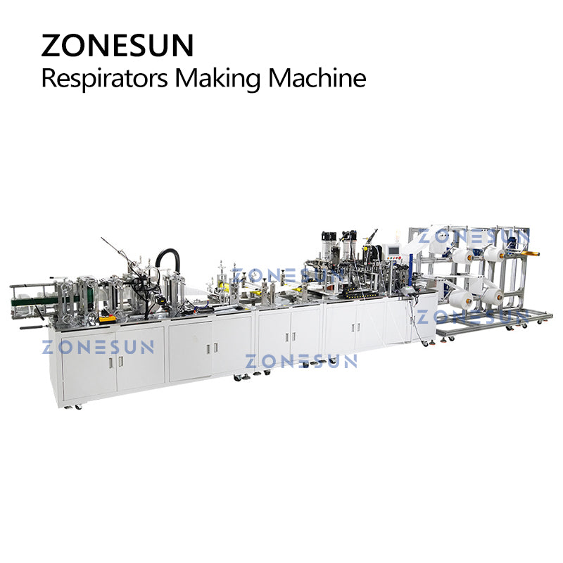 ZONESUN ZS-MMN95 High Speed Surgical Mask Making Machine