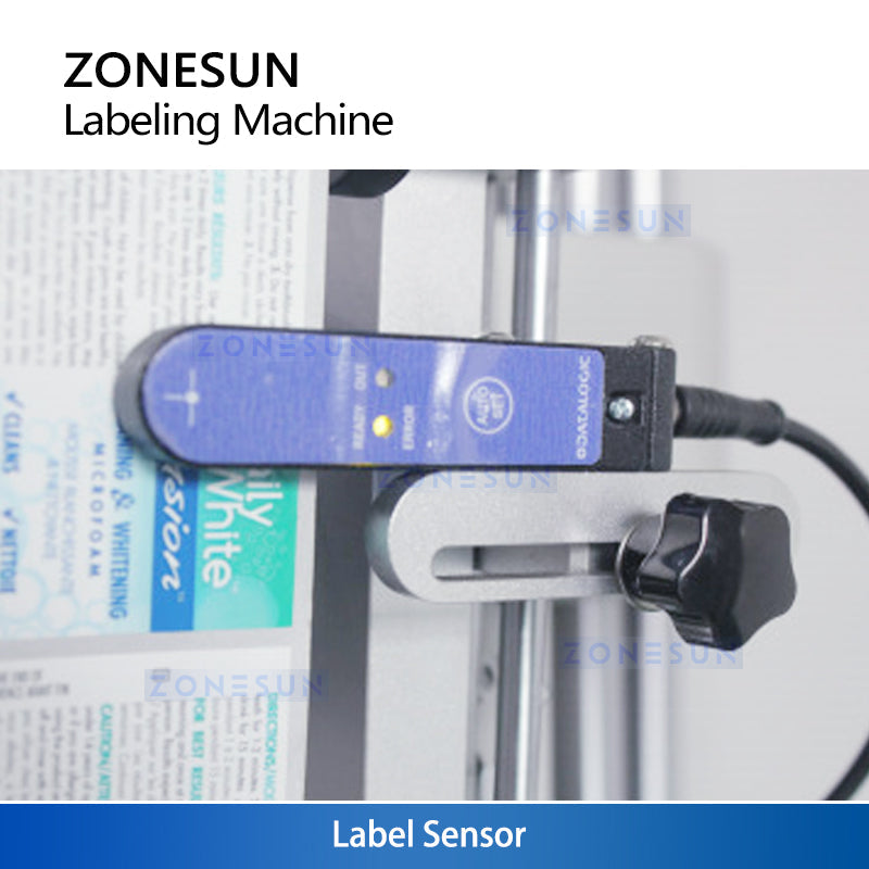 ZONESUN ZS-TB120 Neck & Body Labeling Machine for Round Bottles