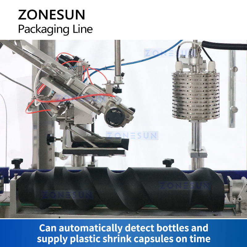 ZONESUN ZS-FAL180Z5 Auto Wine Bottle Filling Capping Labeling Line