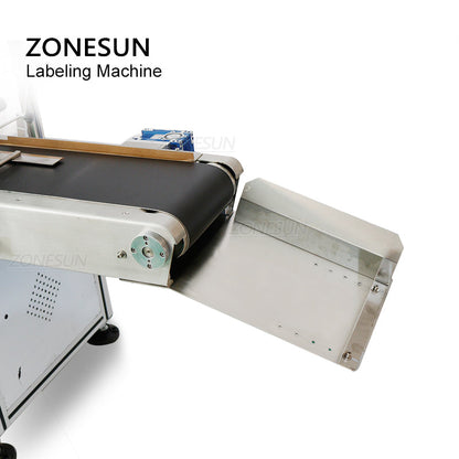ZONESUN ZS‑TB831B Dual‑Head Automatic Flat Labeling Machine ±1 mm