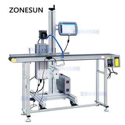 ZONESUN ZS-LMC1 Automatic CO₂ Laser Date Code and Barcode Printer