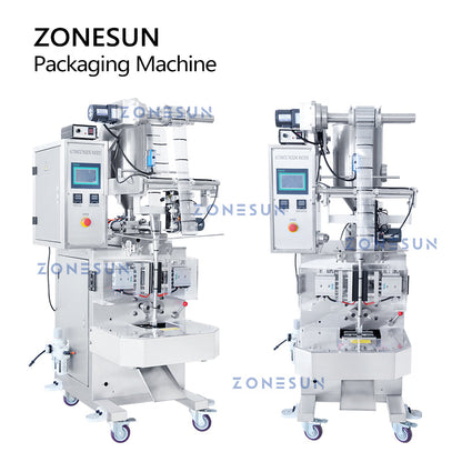ZONESUN ZS‑S100 Auto Paste Filling Sealing Machine With Date Printer