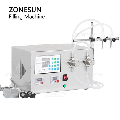 ZONESUN ZS-YTMP2S Dual Magnetic Pump Liquid Filling Machine