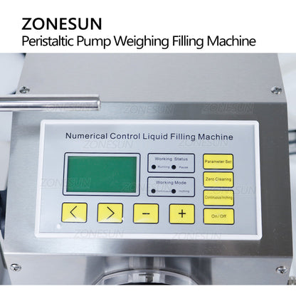 ZONESUN ZS-PP531W Semi-Auto Peristaltic Pump Liquid Filling Machine