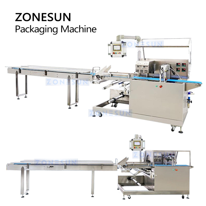 ZONESUN ZS-HY680 Auto Horizontal Flow Vegetables Packaging Machine
