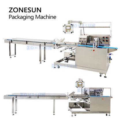 ZONESUN ZS-HY680 Auto Horizontal Flow Vegetables Packaging Machine