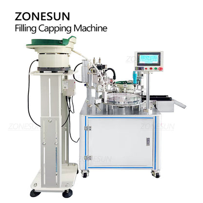 ZONESUN ZS-EL450 Automatic E-liquid Cartridge Filling Capping Machine