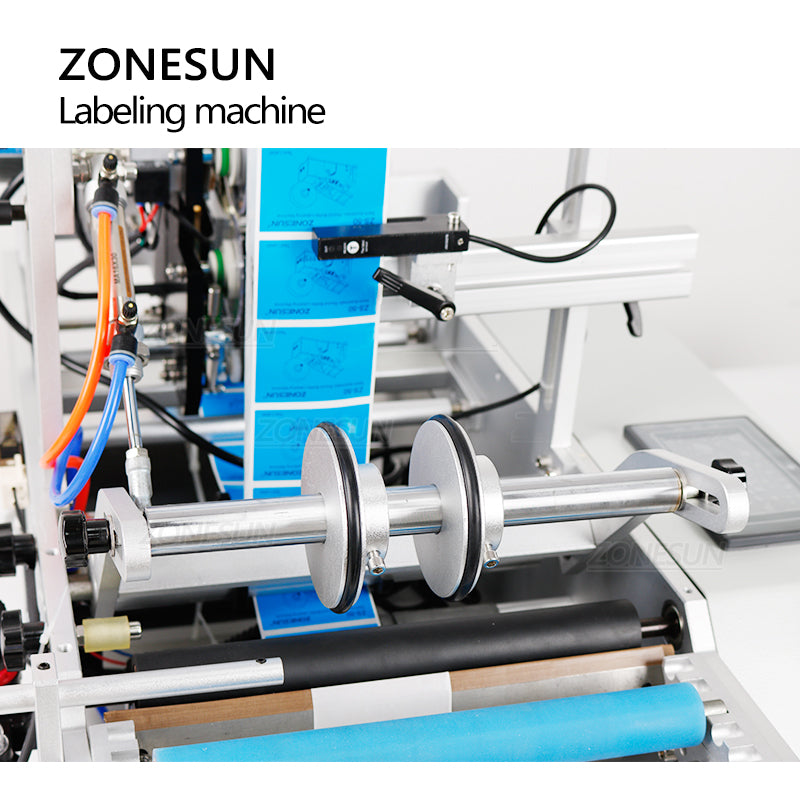 ZONESUN ZS‑TB190 Semi‑automatic Double Side Round Bottle Labeler