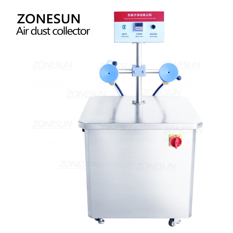 ZONESUN ZS-NIC1 Negative Ion Air Dust Collector for Bottle Cleaning