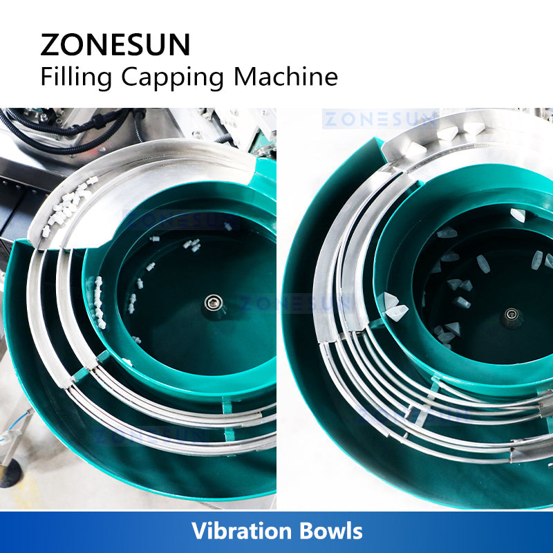 ZONESUN ZS-AFC6F Eye Drop Filling & Capping Machine for Flat Bottles