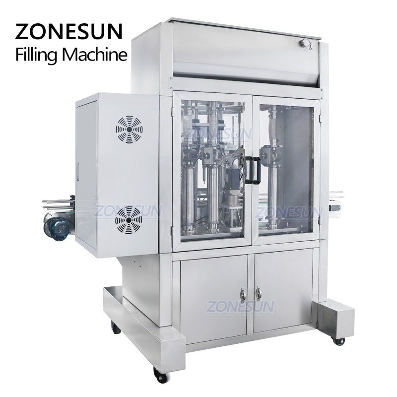 ZONESUN ZS-SV4G Automatic Servo Paste Filling Machine with 4 Nozzles