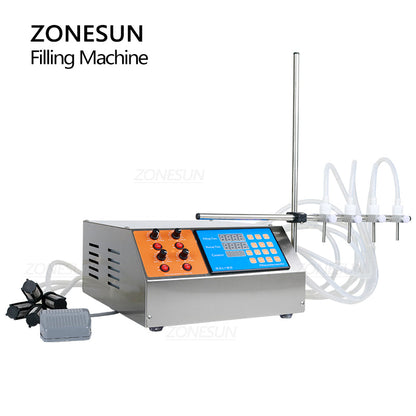 ZONESUN ZS-YTPP4T Semi-auto 4-Nozzle Liquid Filler for Perfume & Juice