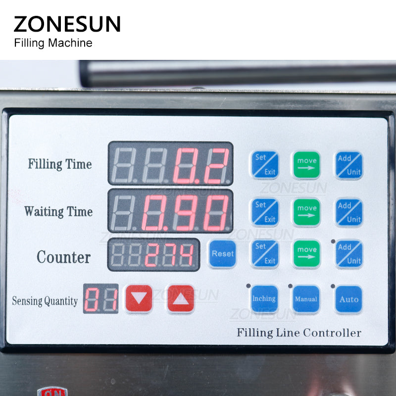 ZONESUN ZS-DTPP-2 Dual-Head Liquid Filling Machine for Juice & Oils