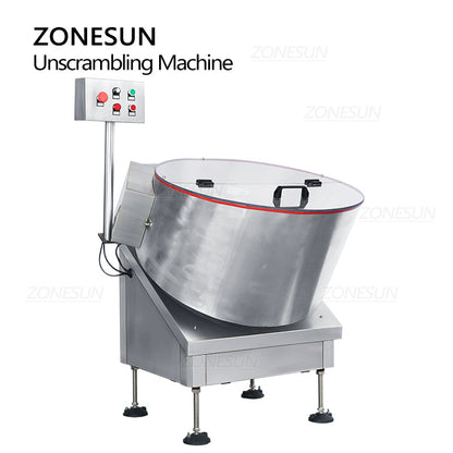 ZONESUN ZS-LP750 Auto Rotary Bottle Unscrambler for Production Lines