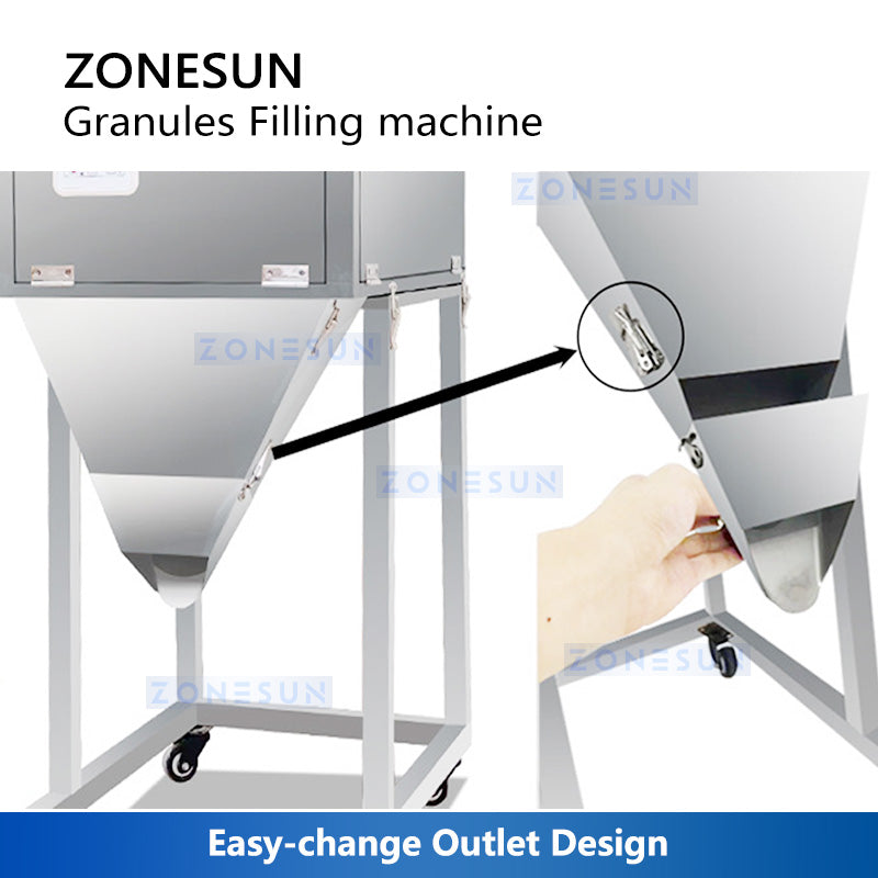 ZONESUN ZS-FZ1000L Semi-automatic Puffed Food Filling Machine