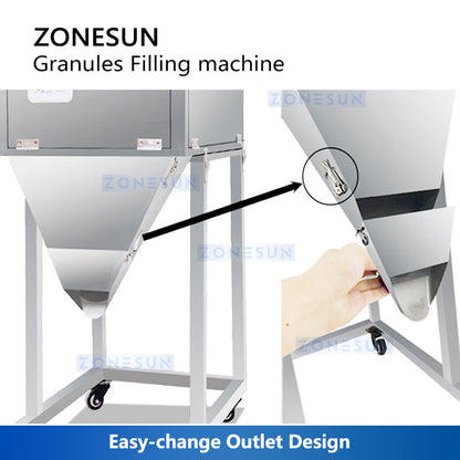 ZONESUN ZS-FZ1000L Semi-automatic Puffed Food Filling Machine