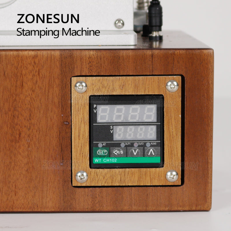 ZONESUN WT-90XTS Hot Foil Stamping Machine with Infrared Locator