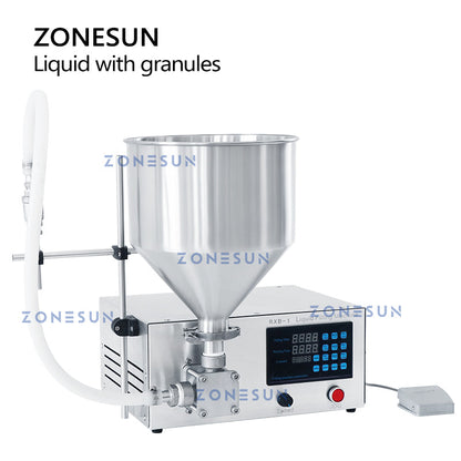 ZONESUN ZS-RXB1 Flexible Impeller Pump Liquid Paste Filling Machine