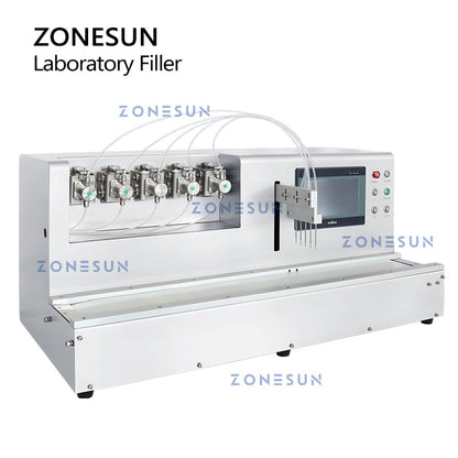 ZONESUN ZS-YTCPD5 5 Nozzles Auto Ceramic Pump Liquid Filling Machine