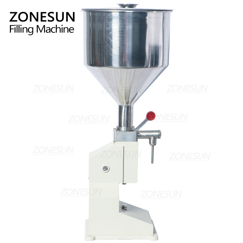 ZONESUN ZS‑A03 Manual Paste Filling Machine 50/100 ml Adjustable