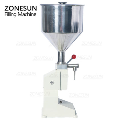 ZONESUN ZS‑A03 Manual Paste Filling Machine 50/100 ml Adjustable
