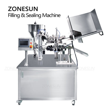 ZONESUN ZS-FS03 Automatic Paste Filling&Aluminum Tube Sealing Machine