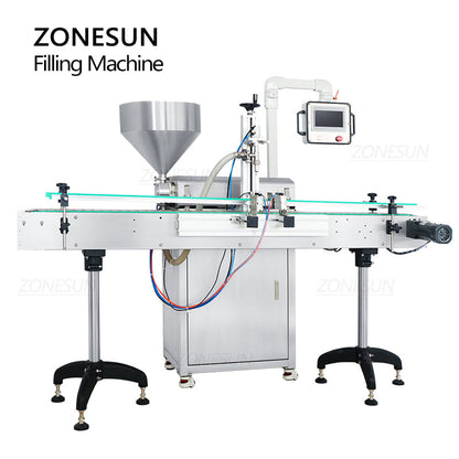 ZONESUN ZS-VTRP1A 50–1500ml Servo Rotor Pump Paste Filling Machine