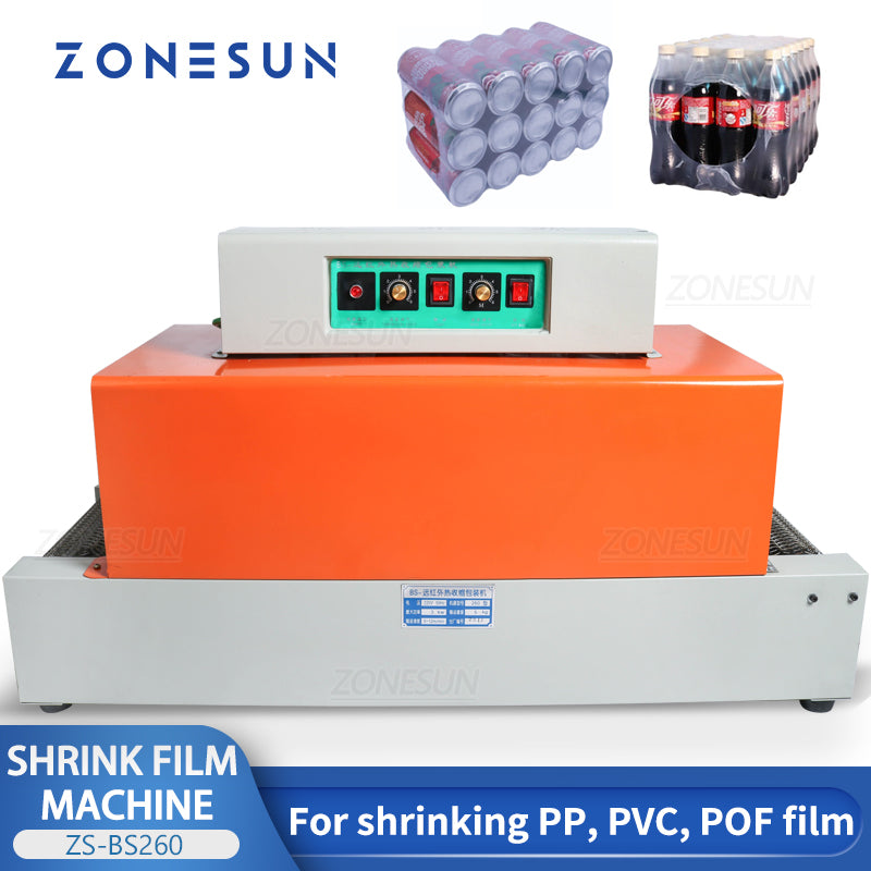 ZONESUN ZS-BS260 Tabletop Automatic Plastic Film Shrinking Machine