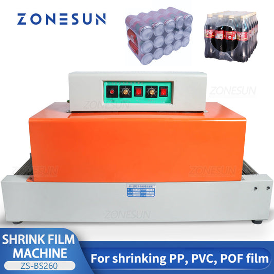 ZONESUN ZS-BS260 Tabletop Automatic Plastic Film Shrinking Machine