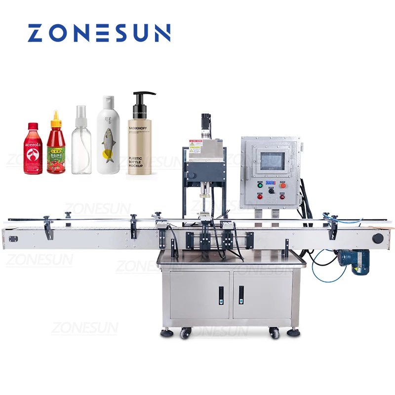 ZONESUN ZS-VTCM1 Pneumatic Explosion-Proof Automatic Capping Machine