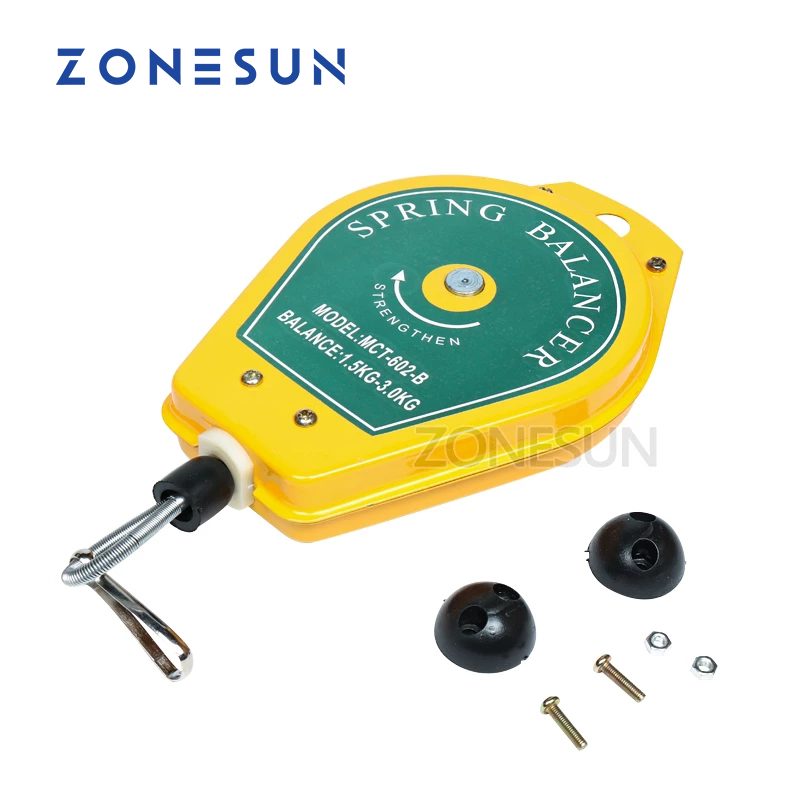 ZONESUN Spring Balancer Screwdriver Hanger for Capping Machines