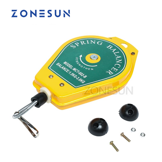 ZONESUN Spring Balancer Screwdriver Hanger for Capping Machines
