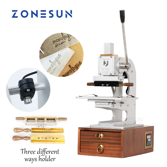 ZONESUN WT-90XTS Hot Foil Stamping Machine with Infrared Locator