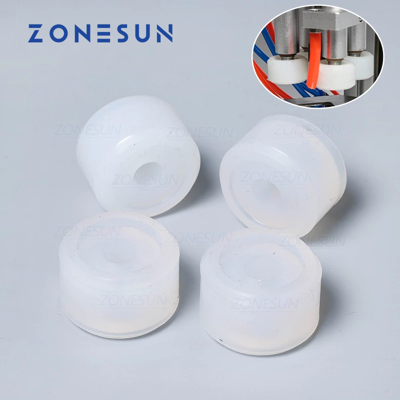 ZONESUN Rubber Friction Wheel Capping Chuck Head for ZS‑XG6100
