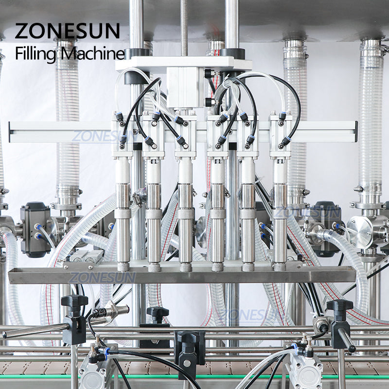 ZONESUN ZS-YT6T-6P Pneumatic Piston Paste Filling Machine