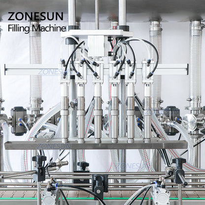 ZONESUN ZS-YT6T-6P Pneumatic Piston Paste Filling Machine