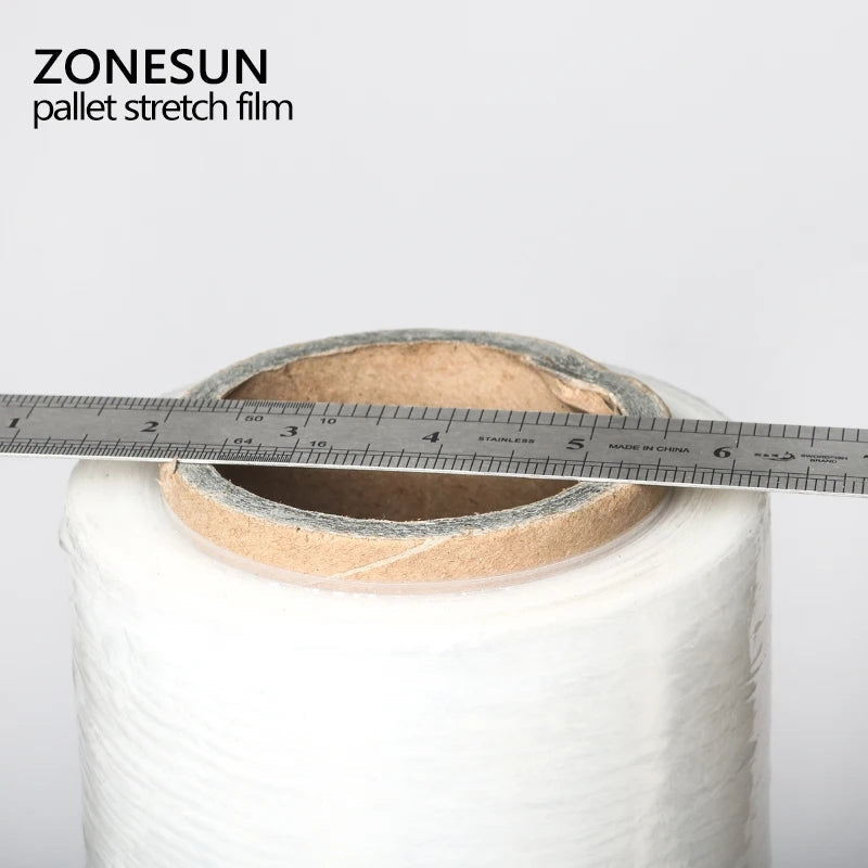 ZONESUN Hand Pallet Stretch Wrap Micron Plastic Shrink Film