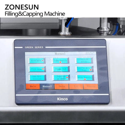 ZONESUN ZS-AFC16 Automatic Ceramic Pump Tube Filling Capping Machine