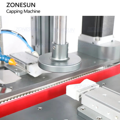 ZONESUN ZS-XG05 Auto-Servo Round Bottle Capping Machine with Elevator