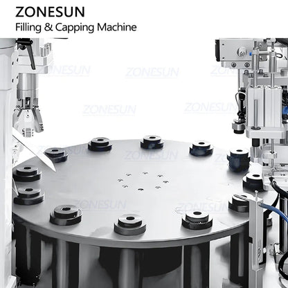 ZONESUN ZS-AFC23 Auto Liquid Paste Cosmetic Filling Capping Machine