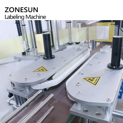 ZONESUN ZS-TB600T Auto-Three Side Labeling Machine for Square Bottles